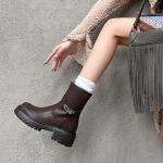 Elegant Handcrafted Genuine Leather Women’s Shoes(Eoct20161002H208-2)