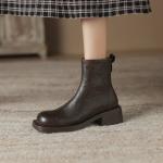 Elegant Handcrafted Genuine Leather Women’s Shoes(Eoct20161002M8173-2)