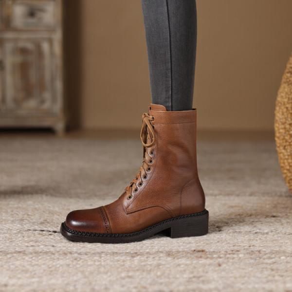 Elegant Handcrafted Leather Women's Shoes of Distinction(Eoct20161002M8173-5)