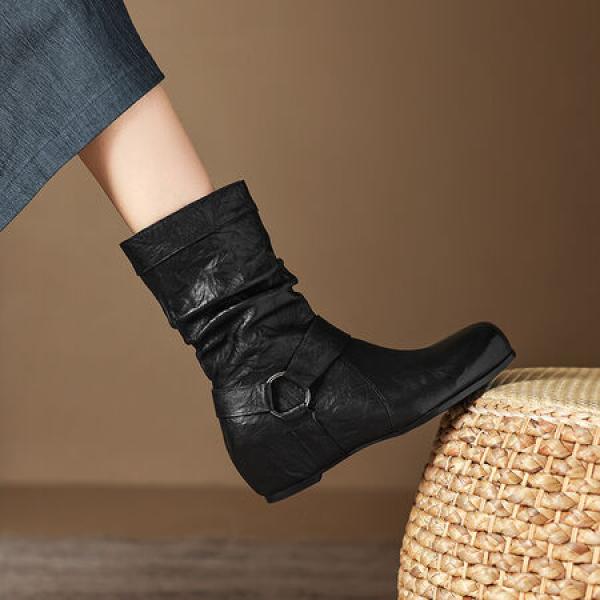 Exquisite Handmade Leather Women's Shoes for Elegance(Eoct20161002M536-1)