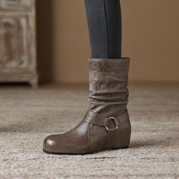 Exquisite Handmade Leather Women's Shoes for Elegance(Eoct20161002M536-1)