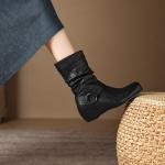 Exquisite Handmade Leather Women's Shoes for Elegance(Eoct20161002M536-1)