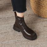 Handcrafted Luxurious Leather Women's Shoes with Elegance(Eoct20161002M1317-7Y)