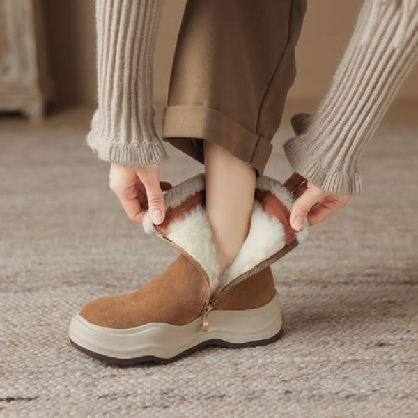 Luxurious Handmade Leather Women's Shoes with Exquisite Craftsmanship(Eoct20161002M86551-1)