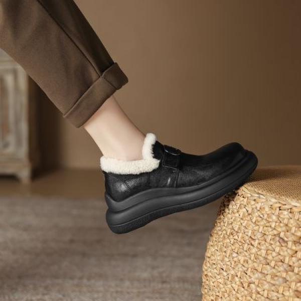 Handcrafted Leather Women’s Shoes: Luxury Elegance & Quality(Eoct20161002M7015-3)