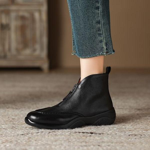 Elegantly Crafted Genuine Leather Handcrafted Women’s Shoes(Eoct20161002M13751-3)