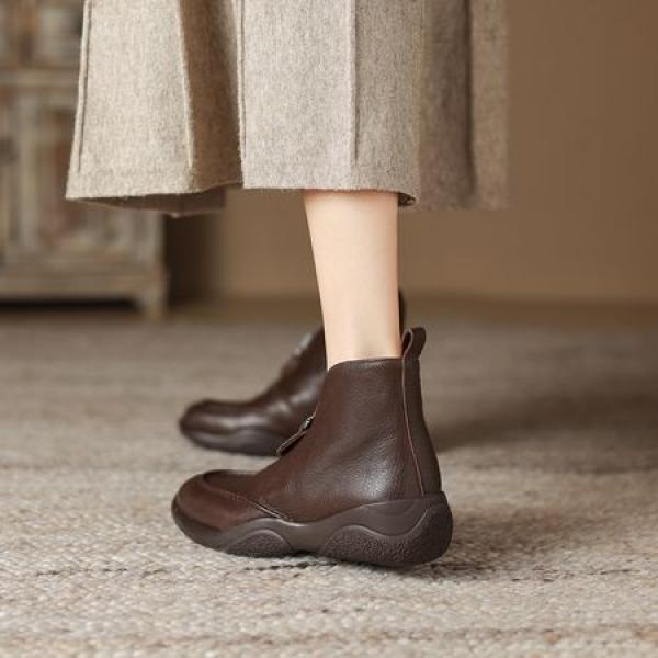 Elegantly Crafted Genuine Leather Handcrafted Women’s Shoes(Eoct20161002M13751-3)