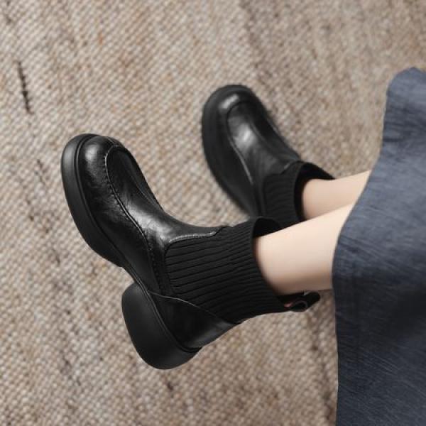 Luxurious Handcrafted Leather Women's Shoes(Eoct20161002M2255-3)