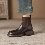 Luxurious Handcrafted Leather Women's Shoes(Eoct20161002M2255-3)