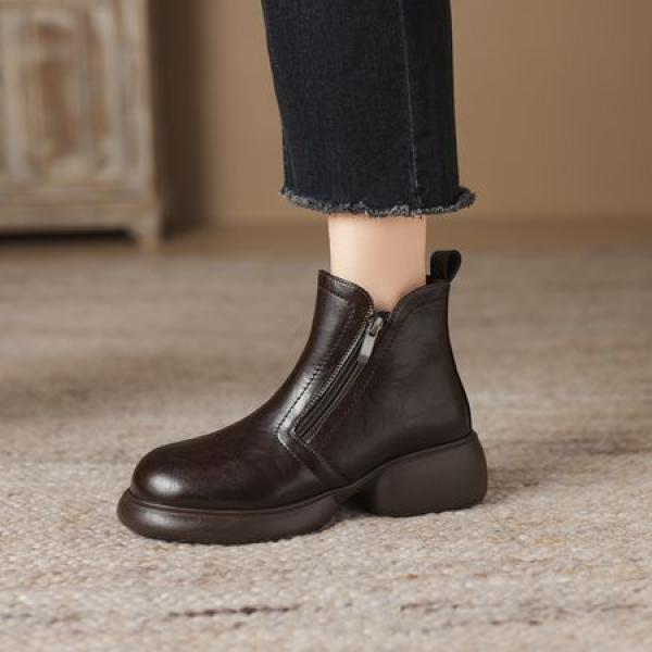 Elegantly Crafted Genuine Leather Handcrafted Women’s Shoes(Eoct20161002M2255-2)