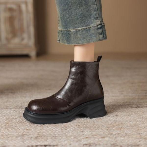 Elegant Handcrafted Genuine Leather Women's Shoes(Eoct20161002M5301-26)