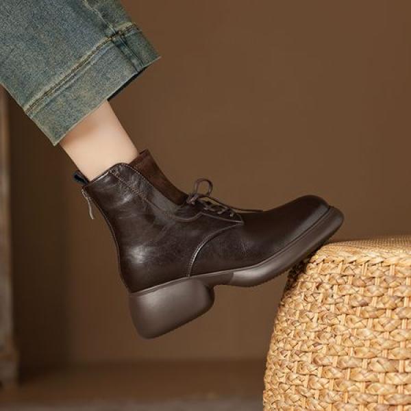 Handcrafted Luxury Leather Women's Shoes, Elegant Craftsmanship(Eoct20161002M2255-6)