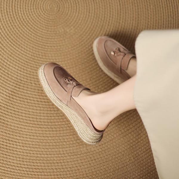 Handcrafted Luxury Leather Women's Shoes - Elegance Redefined(Eoct20161002K1195)