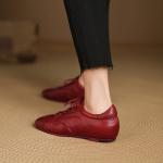 Handcrafted Leather Women's Shoes: Elegance Redefined(Eoct20161002K1168)