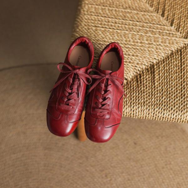 Handcrafted Leather Women's Shoes: Elegance Redefined(Eoct20161002K1168)