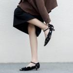 Exquisite Handcrafted Leather Women's Shoes - Luxurious Elegance(EqijiayiC200)