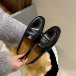 Luxurious Handcrafted Leather Women's Shoes with Elegance(Eqijiayi8966)