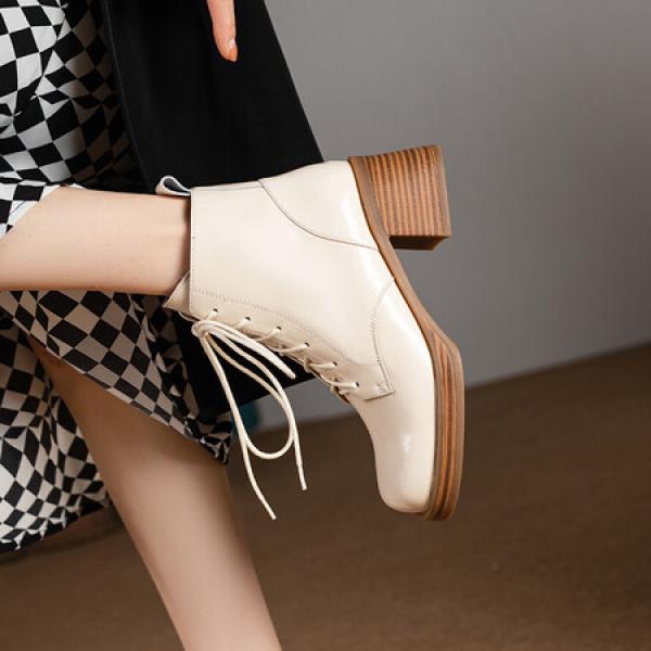 Exquisite Handcrafted Leather Shoes for Elegant Women(Eqijiayi8663)