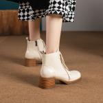 Exquisite Handcrafted Leather Shoes for Elegant Women(Eqijiayi8663)