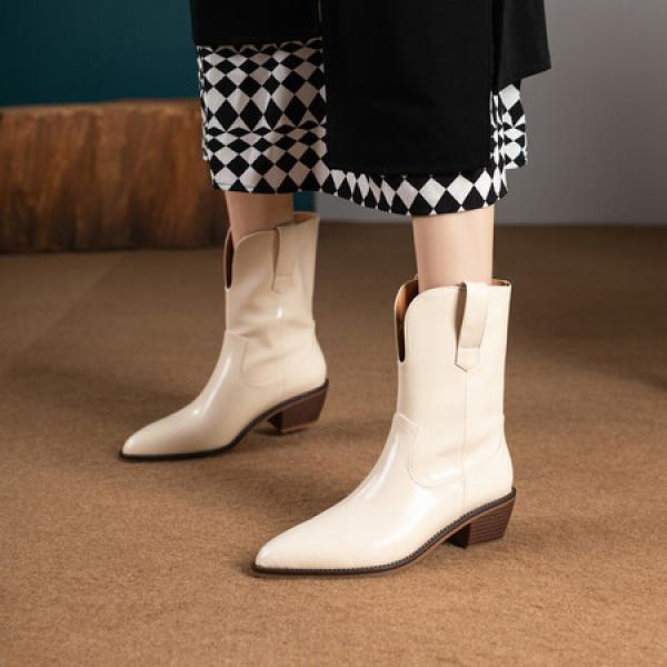 Luxurious Handmade Leather Women's Shoes - Elegant Craftsmanship(Eqijiayi5712)