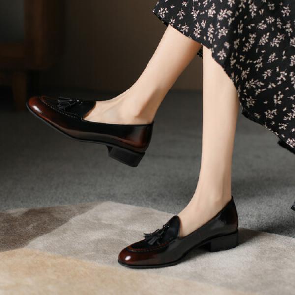 Handcrafted Luxury Leather Women's Shoes - Elegance Redefined(Eqijiayi2303)