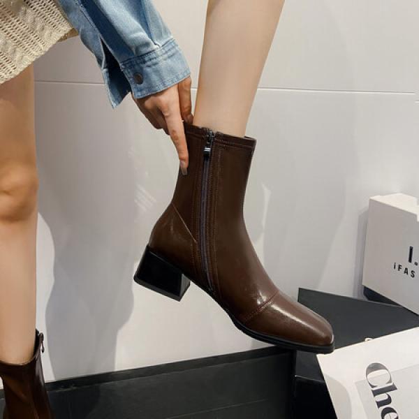 Handcrafted Leather Women's Shoes: Elegant Luxury and Quality(Eqijiayi2376)