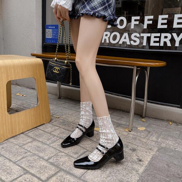 Elegant Handcrafted Leather Women’s Shoes, Luxe Quality(Eqijiayi2415)