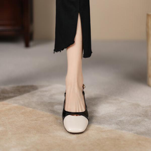 Luxury Handmade Leather Women’s Shoes: Crafted Elegance(Eqijiayi179336)