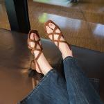 Handcrafted Luxury Leather Women's Shoes - Superior Elegance(Eqijiayi2432)