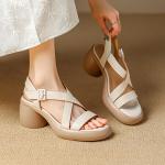 Exquisite Handmade Genuine Leather Women's Shoes: Luxury Craftsmanship(Eqijiayi2435)