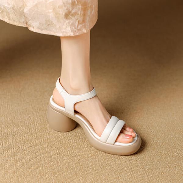 Luxurious Handcrafted Leather Women's Shoes(Eqijiayi2436)