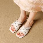 Exquisite Handcrafted Leather Women’s Shoes for Elegance(Eqijiayi2437)