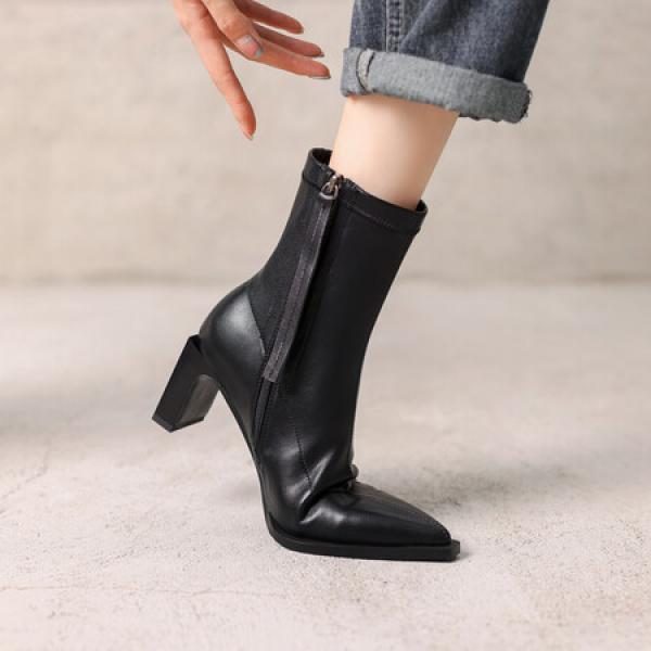 Exquisite Handcrafted Leather Women's Shoes of Elegance(Eqijiayi2451)