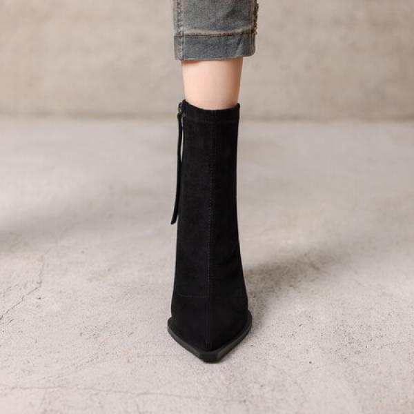 Exquisite Handcrafted Leather Women's Shoes of Elegance(Eqijiayi2451)