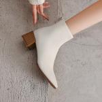 Elegant Handcrafted Leather Women's Shoes of Luxury(Eqijiayi2452)