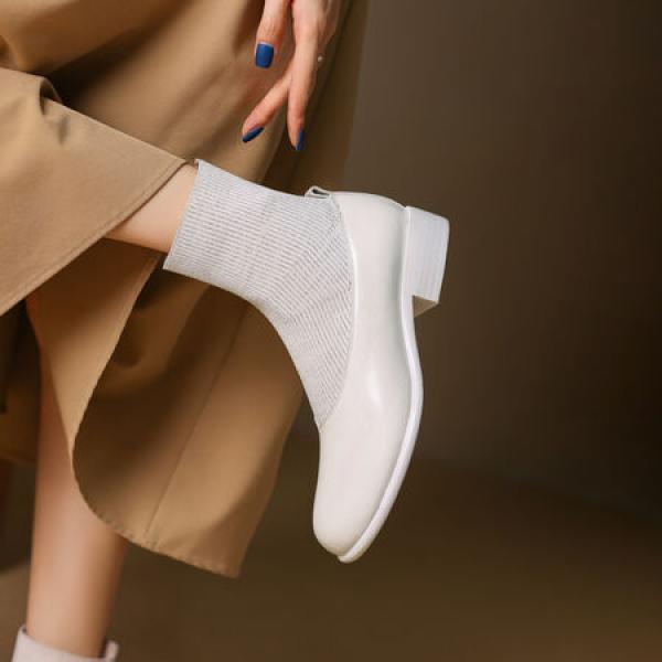 Exquisite Handcrafted Leather Women's Shoes of Elegance(EqijiayiWQ2453)