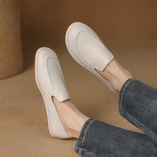 Handcrafted Luxury Leather Women's Shoes for Elegance(Eqijiayi2503)
