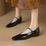 Elegant Handmade Leather Women's Shoes of Superior Craftsmanship(Eqijiayi2501)