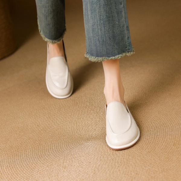 Exquisite Handcrafted Leather Women's Shoes: Luxury Elegance(Eqijiayi2506)