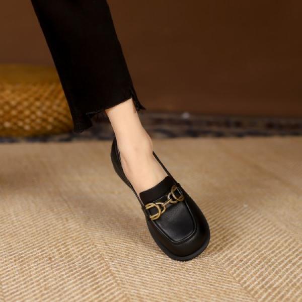 Exquisite Handcrafted Leather Women's Shoes: Luxury & Elegance(Etrj220A925)