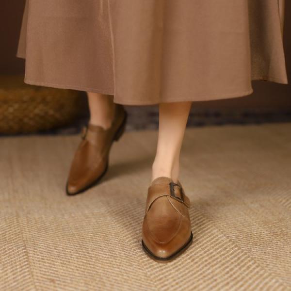 Handcrafted Genuine Leather Women's Shoes: Elegance in Every Stitch(Etrj220T731)