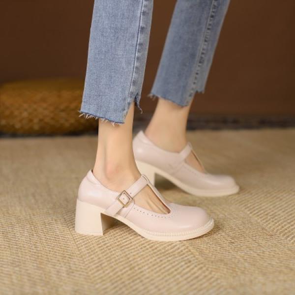 Handcrafted Luxury Leather Women's Shoes - Timeless Elegance(Etrj220T808)