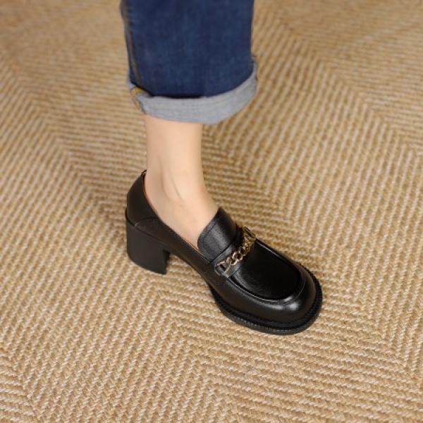 Handcrafted Luxury Leather Women's Shoes - Timeless Elegance(Etrj220T801)