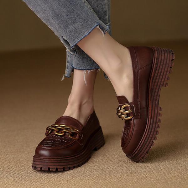 Exquisite Handmade Leather Women's Shoes for Elegance(Etrj220A366)