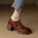 Luxurious Handmade Leather Women's Shoes, Crafted with Elegance(Etrj220A372)