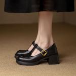 Exquisite Handcrafted Leather Shoes for Elegant Women(Etrj220A379)