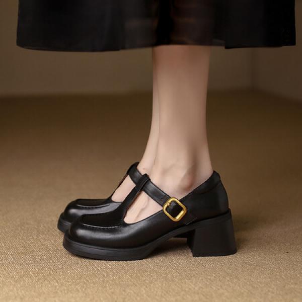 Exquisite Handcrafted Leather Shoes for Elegant Women(Etrj220A379)