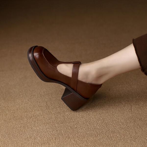 Exquisite Handcrafted Leather Shoes for Elegant Women(Etrj220A379)