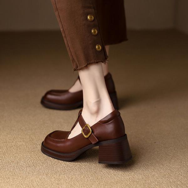 Exquisite Handcrafted Leather Shoes for Elegant Women(Etrj220A379)