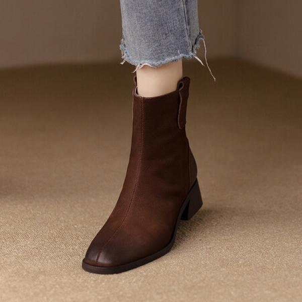 Handcrafted Luxury Genuine Leather Women's Shoes(Etrj220A3008)